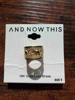 And Now This Elephant Band Ring